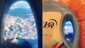 According to CGTN, the challenge - pretend to be on a plane - went viral on Douyin, the popular short video app during the recent Spring Festival.(Screengrabs) According to CGTN, the challenge - pretend to be on a plane - went viral on Douyin, the popular short video app during the recent Spring Festival.(Screengrabs)