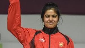 File image of India shooter Manu Bhaker.(Getty Images) File image of India shooter Manu Bhaker.(Getty Images)