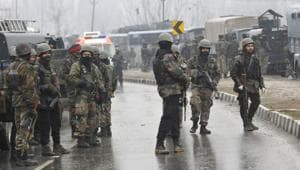 Jammu and Kashmir Police have detained seven persons from Pulwama district of South Kashmir in connection with the deadly terror attack that left 40 CRPF personnel dead near Awantipora, officials said on Friday.(HT Photo)