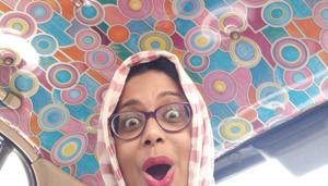 To see the world’s largest gallery of Mumbai taxi ceiling designs check out @TheGreaterBombay on Instagram.(Rachel Lopez) To see the world’s largest gallery of Mumbai taxi ceiling designs check out @TheGreaterBombay on Instagram.(Rachel Lopez)