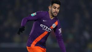 Manchester City's Riyad Mahrez in action.(Action Images via Reuters) Manchester City's Riyad Mahrez in action.(Action Images via Reuters)
