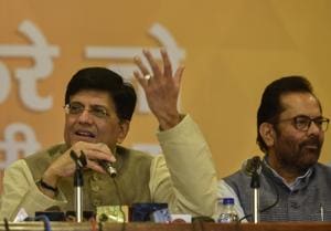 Union Finance Minister Piyush Goyal.(Kunal Patil/HT File Photo) Union Finance Minister Piyush Goyal.(Kunal Patil/HT File Photo)