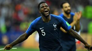 File photo of Barcelona defender Samuel Umtiti.(REUTERS) File photo of Barcelona defender Samuel Umtiti.(REUTERS)