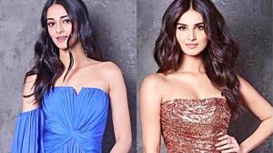 Ananya Panday and Tara Sutaria prove coordinating doesn’t mean matching, exactly. See their stylish looks from the new Koffee With Karan 6 episode. (Instagram) Ananya Panday and Tara Sutaria prove coordinating doesn’t mean matching, exactly. See their stylish looks from the new Koffee With Karan 6 episode. (Instagram)