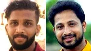The two Youth Congress workers were attacked by unknown men when they were returning to their homes in Periya village on a motorcycle. Kripesh died on the spot and Lal succumbed to his injuries in a hospital in neighbouring Mangaluru, police said.(HT Photo) The two Youth Congress workers were attacked by unknown men when they were returning to their homes in Periya village on a motorcycle. Kripesh died on the spot and Lal succumbed to his injuries in a hospital in neighbouring Mangaluru, police said.(HT Photo)