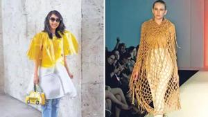 Plastic can also be recycled to make clothes and embellishments (left), a dress made of hemp. (File Photo) Plastic can also be recycled to make clothes and embellishments (left), a dress made of hemp. (File Photo)