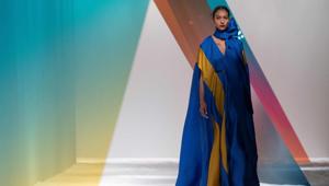 Models present creations from Serbian fashion house Roksanda during her 2019 Autumn / Winter collection catwalk show at London Fashion Week in London on February 18, 2019. (Photo by NIKLAS HALLE'N / AFP)(AFP) Models present creations from Serbian fashion house Roksanda during her 2019 Autumn / Winter collection catwalk show at London Fashion Week in London on February 18, 2019. (Photo by NIKLAS HALLE'N / AFP)(AFP)