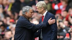 File image of Jose Mourinho and Arsene Wenger.(AFP) File image of Jose Mourinho and Arsene Wenger.(AFP)