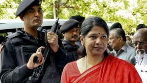DMK Rajya Sabha MP and women’s wing secretary Kanimozhi is part of the DMK negotiation team for finalising seat-sharing with the Congress.(REUTERS) DMK Rajya Sabha MP and women’s wing secretary Kanimozhi is part of the DMK negotiation team for finalising seat-sharing with the Congress.(REUTERS)
