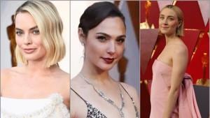 Margot Robbie, Gal Gadot and Saoirse Ronan at the Oscars red carpet 2018(Instagram) Margot Robbie, Gal Gadot and Saoirse Ronan at the Oscars red carpet 2018(Instagram)