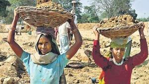 Rajasthan is among the leading states in the country in implementing the MNREGA.(HT File Photo) Rajasthan is among the leading states in the country in implementing the MNREGA.(HT File Photo)