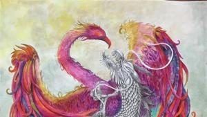 This artwork done with pen, pencil and watercolour on paper by Anuradha Kabra will be exhibited at the booth of Studio Paradise art gallery. This artwork done with pen, pencil and watercolour on paper by Anuradha Kabra will be exhibited at the booth of Studio Paradise art gallery.