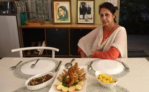 Manzilat Fatima is a descendent of Wajid Ali Shah, the last Nawab of Awadh who spent 29 years in exile in Metiayaburj, a Calcutta suburb. She launched a pop-up restaurant of Awadhi cuisine in 2014 and a home dining service, Manzilat’s, in 2018 in Calcutta.(Arijit Sen/HT Photo) Manzilat Fatima is a descendent of Wajid Ali Shah, the last Nawab of Awadh who spent 29 years in exile in Metiayaburj, a Calcutta suburb. She launched a pop-up restaurant of Awadhi cuisine in 2014 and a home dining service, Manzilat’s, in 2018 in Calcutta.(Arijit Sen/HT Photo)