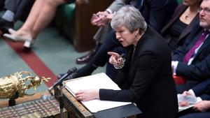 Prime Minister Theresa May travelled to Brussels again on Wednesday for talks on leaving the EU on March 29.(AFP) Prime Minister Theresa May travelled to Brussels again on Wednesday for talks on leaving the EU on March 29.(AFP)