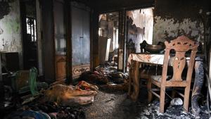 Man burnt alive five members of a family including his wife and two kids in Telangana(AFP Photo/Representative) Man burnt alive five members of a family including his wife and two kids in Telangana(AFP Photo/Representative)