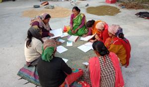 Women from a Rampur-based self help group have composed a song to sensitise people about forest and wildlife conservation(HT) Women from a Rampur-based self help group have composed a song to sensitise people about forest and wildlife conservation(HT)