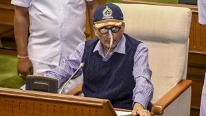 Goa chief minister Manohar Parrikar was admitted to the Goa Medical College Hospital late on Saturday night for an ‘upper GI endoscopy’, the chief minister’s office has said.(PTI) Goa chief minister Manohar Parrikar was admitted to the Goa Medical College Hospital late on Saturday night for an ‘upper GI endoscopy’, the chief minister’s office has said.(PTI)