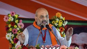 Gorakhpur: BJP National President Amit Shah addresses the 'Kisan Rally', in Gorakhpur.(PTI) Gorakhpur: BJP National President Amit Shah addresses the 'Kisan Rally', in Gorakhpur.(PTI)