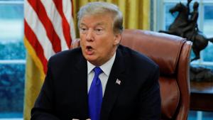 US President Donald Trump.(REUTERS FILE PHOTO) US President Donald Trump.(REUTERS FILE PHOTO)