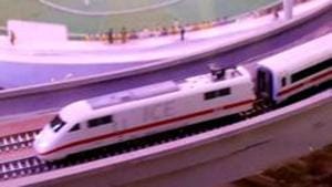 Citizens are getting a chance to name India’s first bullet train and design a mascot for it.(Vipin Kumar/HT Photo) Citizens are getting a chance to name India’s first bullet train and design a mascot for it.(Vipin Kumar/HT Photo)