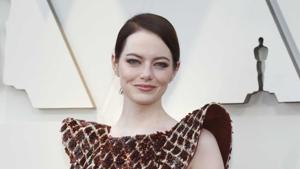 91st Academy Awards: Actor Emma Stone wearing Louis Vuitton dress.(REUTERS) 91st Academy Awards: Actor Emma Stone wearing Louis Vuitton dress.(REUTERS)