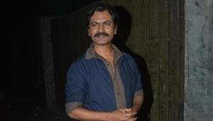 Actor Nawazuddin Siddiqui at the screening of his upcoming film Thackeray in Mumbai on Jan 24, 2019.(IANS) Actor Nawazuddin Siddiqui at the screening of his upcoming film Thackeray in Mumbai on Jan 24, 2019.(IANS)