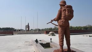 A statue of an army soldier is displayed at the National War Memorial, near India Gate in New Delhi, India.(Arvind Yadav/HT FILE PHOTO) A statue of an army soldier is displayed at the National War Memorial, near India Gate in New Delhi, India.(Arvind Yadav/HT FILE PHOTO)