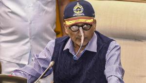Goa’s health minister Vishwajit Rane said chief minister Manohar Parrikar will be kept under observation for another 24 hours and discharged thereafter.(PTI File Photo) Goa’s health minister Vishwajit Rane said chief minister Manohar Parrikar will be kept under observation for another 24 hours and discharged thereafter.(PTI File Photo)