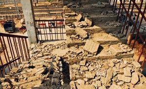 The set of stairs, on either side of the railway tracks, connects to the Daulatabad flyover, and provide a passageway to commuters. The dilapidated condition of the stairs, however, has made them unsafe for use.(Parveen Kumar/HT Photo) The set of stairs, on either side of the railway tracks, connects to the Daulatabad flyover, and provide a passageway to commuters. The dilapidated condition of the stairs, however, has made them unsafe for use.(Parveen Kumar/HT Photo)