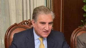 Pakistan Foreign Minister Shah Mahmood Qureshi heads an emergency meeting in Islamabad on February 26.(AP Photo) Pakistan Foreign Minister Shah Mahmood Qureshi heads an emergency meeting in Islamabad on February 26.(AP Photo)