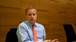 Colin Crowell, Twitter’s vice president for global public policy and philanthropy, said the 2019 elections ar critically important for the microblogging site.(Amal KS/HT PHOTO) Colin Crowell, Twitter’s vice president for global public policy and philanthropy, said the 2019 elections ar critically important for the microblogging site.(Amal KS/HT PHOTO)