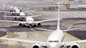 Several airlines issued statements about the cancelling of operations.(HT Photo/Representative image) Several airlines issued statements about the cancelling of operations.(HT Photo/Representative image)