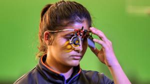 File image of Manu Bhaker.(PTI) File image of Manu Bhaker.(PTI)