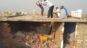 Labourers demolishing top floor of Muzaffarpur shelter home after sexual abuse case in Muzaffarpur District in Bihar , India, on Thursday, December 13, 2018(File) Labourers demolishing top floor of Muzaffarpur shelter home after sexual abuse case in Muzaffarpur District in Bihar , India, on Thursday, December 13, 2018(File)
