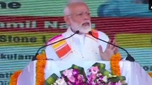 Prime Minister Narendra Modi at a rally in Kanniyakumar, Tamil Nadu Prime Minister Narendra Modi at a rally in Kanniyakumar, Tamil Nadu