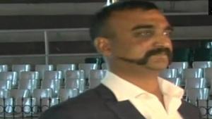 Wing Commander Abhinandan Varthaman crossed the Wagah-Attari border post into India from Pakistan on Friday evening(ANI photo) Wing Commander Abhinandan Varthaman crossed the Wagah-Attari border post into India from Pakistan on Friday evening(ANI photo)