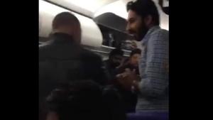 Retired Air Marshal S Varthaman and his wife Shobha were greeted with cheers and given standing ovation in a Chennai-Delhi flight on Friday morning on their way to receive son Wing Commander Abhinandan, who was captured by Pakistan on Wednesday.(Video grab/Twitter) Retired Air Marshal S Varthaman and his wife Shobha were greeted with cheers and given standing ovation in a Chennai-Delhi flight on Friday morning on their way to receive son Wing Commander Abhinandan, who was captured by Pakistan on Wednesday.(Video grab/Twitter)