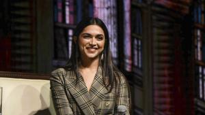 Deepika Padukone was at the 44th Global Summit of the International Advertising Association (IAA) in Kochi on Friday.(PTI) Deepika Padukone was at the 44th Global Summit of the International Advertising Association (IAA) in Kochi on Friday.(PTI)
