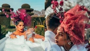 Priyanka Chopra shared some behind-the-scene pictures from the making of Jonas Brothers’ Sucker. Priyanka Chopra shared some behind-the-scene pictures from the making of Jonas Brothers’ Sucker.