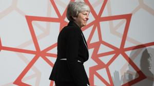 UK Prime Minister Theresa May.(Bloomberg file photo) UK Prime Minister Theresa May.(Bloomberg file photo)