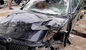 According to the police, the accident took place near the old car market of Noida’s Sector 93, behind the Gejha police post.Virendra Singh Gosain/ht photo(HT Photo) According to the police, the accident took place near the old car market of Noida’s Sector 93, behind the Gejha police post.Virendra Singh Gosain/ht photo(HT Photo)