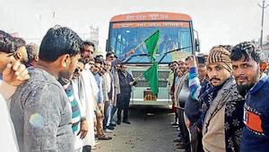 The bus service was flagged off on Friday.(Sourced) The bus service was flagged off on Friday.(Sourced)