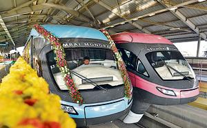 Phase-2 – from Wadala to Jacob Circle – was inaugurated on Sunday at Sant Gadge Maharaj Chowk station.(HT Photo) Phase-2 – from Wadala to Jacob Circle – was inaugurated on Sunday at Sant Gadge Maharaj Chowk station.(HT Photo)