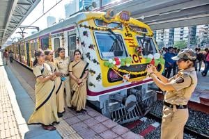 The mini-terminus will allow suburban commuters on the central railway line to take trains starting at Parel from Monday.(HT Photo)