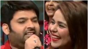 Kapil Sharma sang a romantic song on The Kapil Sharma Show for his wife Ginni Chatrath.(Instagram) Kapil Sharma sang a romantic song on The Kapil Sharma Show for his wife Ginni Chatrath.(Instagram)