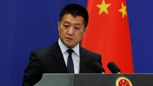 Chinese Foreign Ministry spokesman Lu Kang answers questions during a news conference in Beijing.(REUTERS) Chinese Foreign Ministry spokesman Lu Kang answers questions during a news conference in Beijing.(REUTERS)