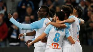 Marseille's Mario Balotelli celebrates scoring their first goal by taking a selfie with team mates REUTERS/Jean-Paul Pelissier(REUTERS) Marseille's Mario Balotelli celebrates scoring their first goal by taking a selfie with team mates REUTERS/Jean-Paul Pelissier(REUTERS)