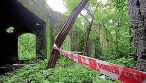 Now cordoned off spot where a 22-yr-old young female photojournalist was gangraped on Thursday, August 22, 2013 inside Shakti Mills in Mahalaxmi, Mumbai India.(Kalpak pathak / Hindustan Times) Now cordoned off spot where a 22-yr-old young female photojournalist was gangraped on Thursday, August 22, 2013 inside Shakti Mills in Mahalaxmi, Mumbai India.(Kalpak pathak / Hindustan Times)
