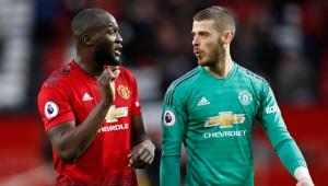 Manchester United's Romelu Lukaku (left) and David de Gea .(Action Images via Reuters) Manchester United's Romelu Lukaku (left) and David de Gea .(Action Images via Reuters)