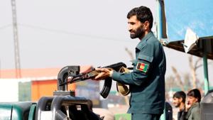 An Afghan police officer takes position near the site of an attack in Jalalabad, Afghanistan.(REUTERS) An Afghan police officer takes position near the site of an attack in Jalalabad, Afghanistan.(REUTERS)